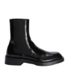Jil Sander Calf Leather Chelsea Boots In Black