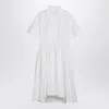 Jil Sander White Cotton Chemisier Dress