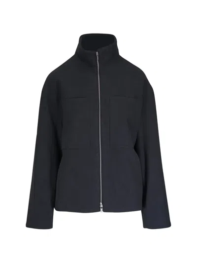 Jil Sander Chest-pocket Jacket In Black