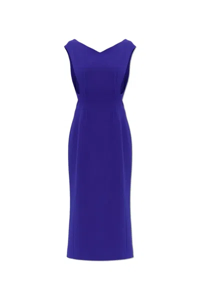Jil Sander Chic Mini Dress In Blue