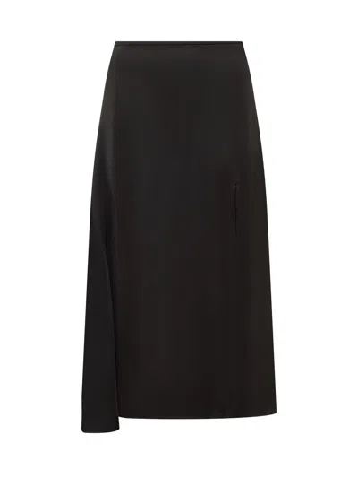 Jil Sander Chic Mini Skirt In Luxurious Viscose In Animal Print