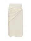 Jil Sander Chic Mini Skirt In Multi