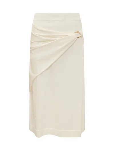 Jil Sander Chic Mini Skirt In Multi