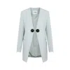 Jil Sander Chinablue Wool Jacket