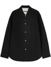Jil Sander Point Collar Denim Cotton Shirt