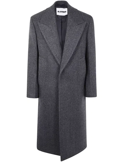 Jil Sander Classic Coat Clothing In Gray