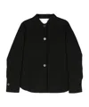 Jil Sander Classic-collar Cotton Shirt In Black