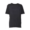 Jil Sander Classic Cotton Jersey T-shirt With Leather Logo Application
