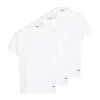 Jil Sander Classic Crew Neck T-shirt Set Of Three In Cotton In White