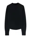 Jil Sander Cashmere Crew Neck Sweater In Black