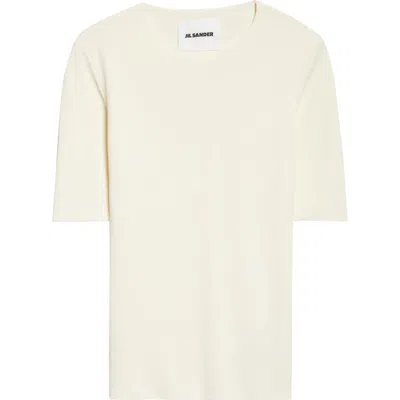 Jil Sander Classic Crewneck T-shirt In White