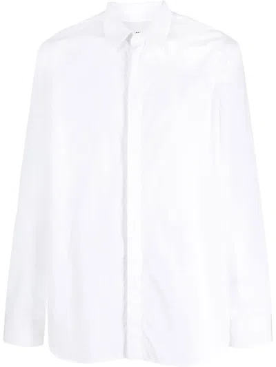 Jil Sander Classic Men's White Cotton Shirt For Ss24