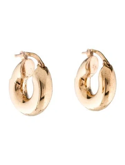 Pre-owned Jil Sander Classic Round Hoop Earrings In Multi