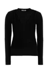 Jil Sander Women Black Wool Blend Sweater