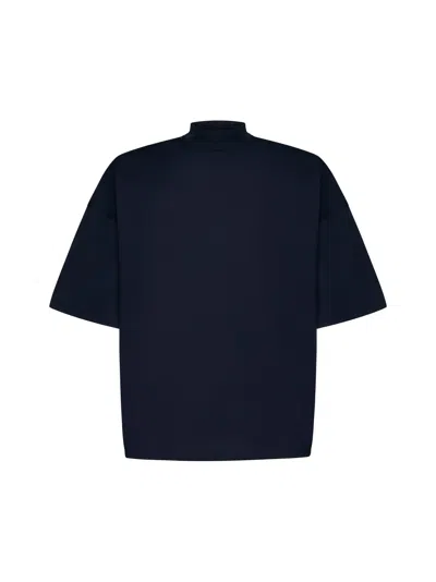 JIL SANDER M-CLARKSVILLEX BLACK STRETCH RIBBED JERSEY BANDEAU TOP