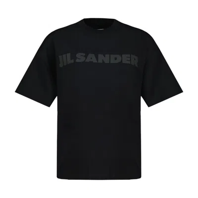 JIL SANDER CN SS T-SHIRT - COTTON - BLACK