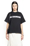 Jil Sander Black Cotton T-shirt In Black