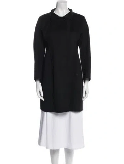Pre-owned Jil Sander Coat In Black
