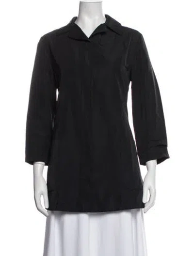 Pre-owned Jil Sander Coat In Black