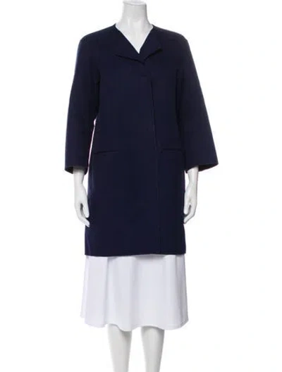 Pre-owned Jil Sander Coat In Blue