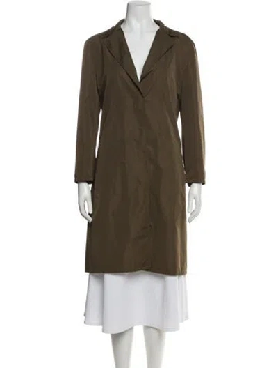 Pre-owned Jil Sander Coat In Green