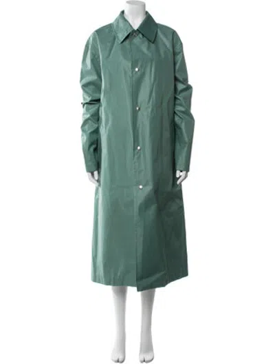 Pre-owned Jil Sander Coat In Green