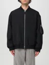 Jil Sander Black Zipped Bomber Jacket In Schwarz