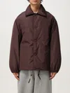 Jil Sander 'collared Drawstring Elasticated Cuffs Jacket' In Brown