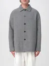 Jil Sander Men Shirt Jacket In Gray