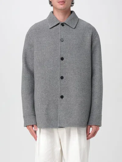 JIL SANDER COAT JIL SANDER MEN COLOR GREY,H13900020