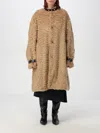 Jil Sander Women Wool Coat In Beige