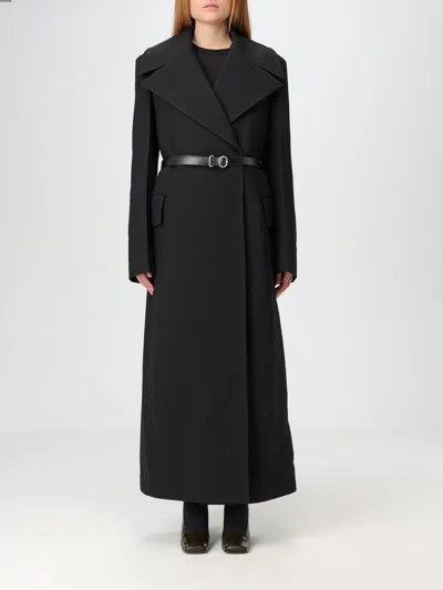 Jil Sander Trench Coat  Woman Color Black In Schwarz