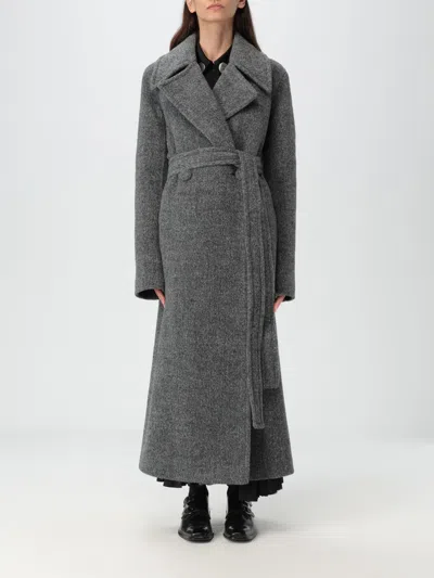 JIL SANDER COAT JIL SANDER WOMAN COLOR GREY,416958020