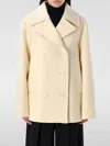 Jil Sander Women's Double-breasted Coat In Weiss