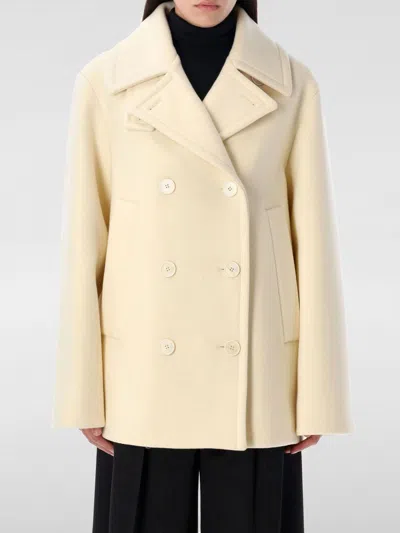 JIL SANDER COAT JIL SANDER WOMAN COLOR WHITE,G26502001