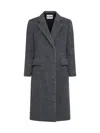 Jil Sander Alpaca-blend Single-breaded Coat In Shadow