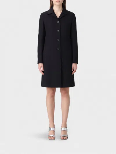 JIL SANDER JIL SANDER KNEE-LENGTH SINGLE-BREASTED COAT IN VIRGIN WOOL AND SILK,I52822002