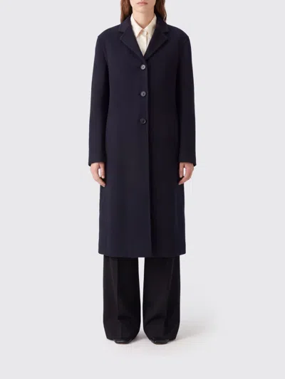 Jil Sander Coat Woman Color Blue In Red