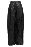 Jil Sander Black Coated Pants