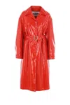 Jil Sander Belted Coated-linen Trench Coat
