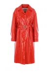 Jil Sander Belted Coated-linen Trench Coat