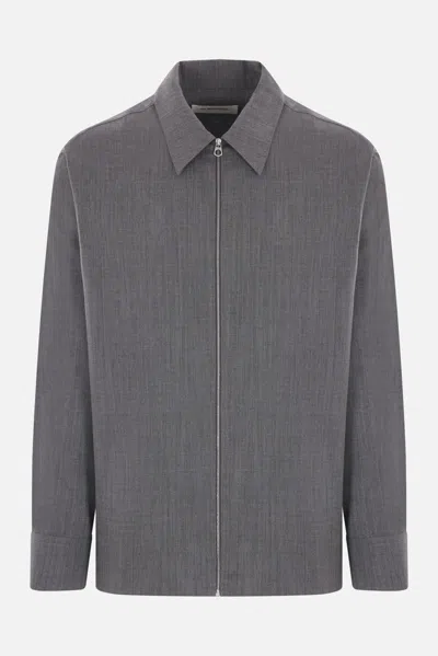 Jil Sander Coats In Grau
