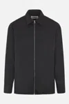 Jil Sander Minimalist Zippered Wool Overshirt