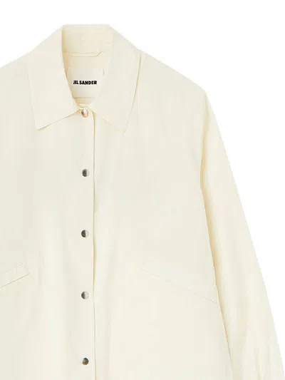 Jil Sander Trench Coat  Woman Color White