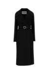Jil Sander Black Wool Coat In Black