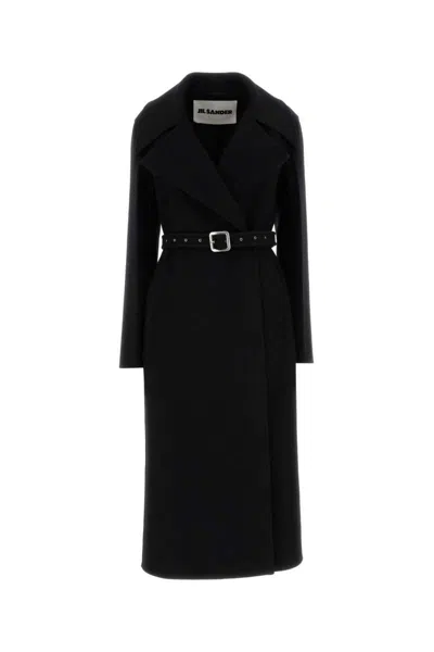 Jil Sander Coats In Black