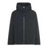 Jil Sander Insulated Hooded Long Sleeve Outerwear In Black