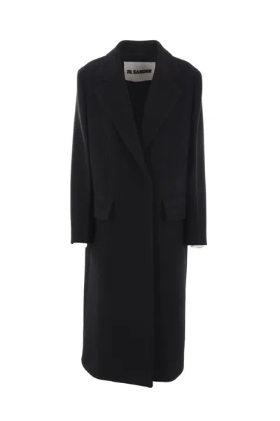 Jil Sander Coats In Black