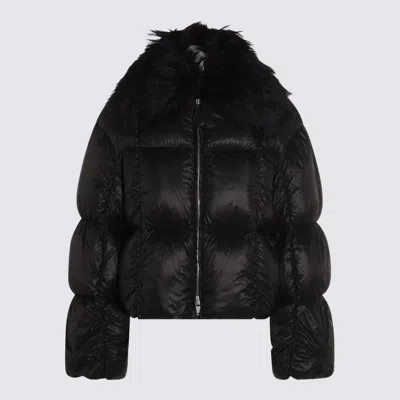 Jil Sander Coats Blacks And Greys In Multi