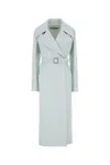 Jil Sander Cashmere Coat Belted Waist In Neutral